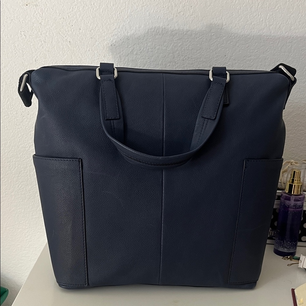 Elegant Navy Blue Tote Bag